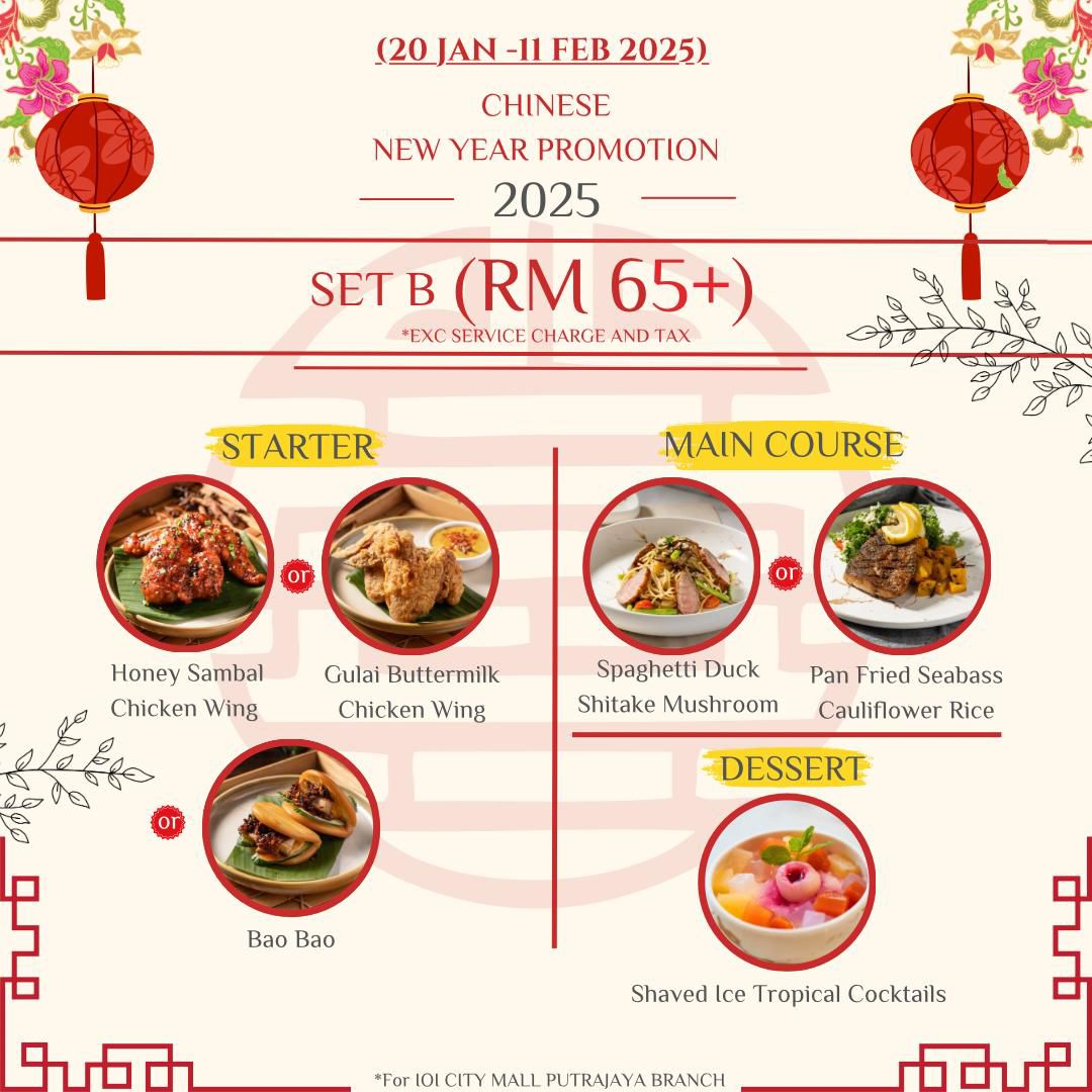 Restoran Rasm Dapatkan set istimewa Tahun Baru China di Restoran Rasa Rosz sehingga ...